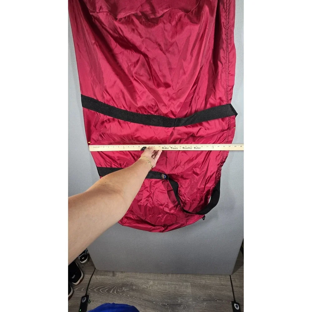 Vintage Camp Inn Giant‎ Duffel Bag Red Nylon 45